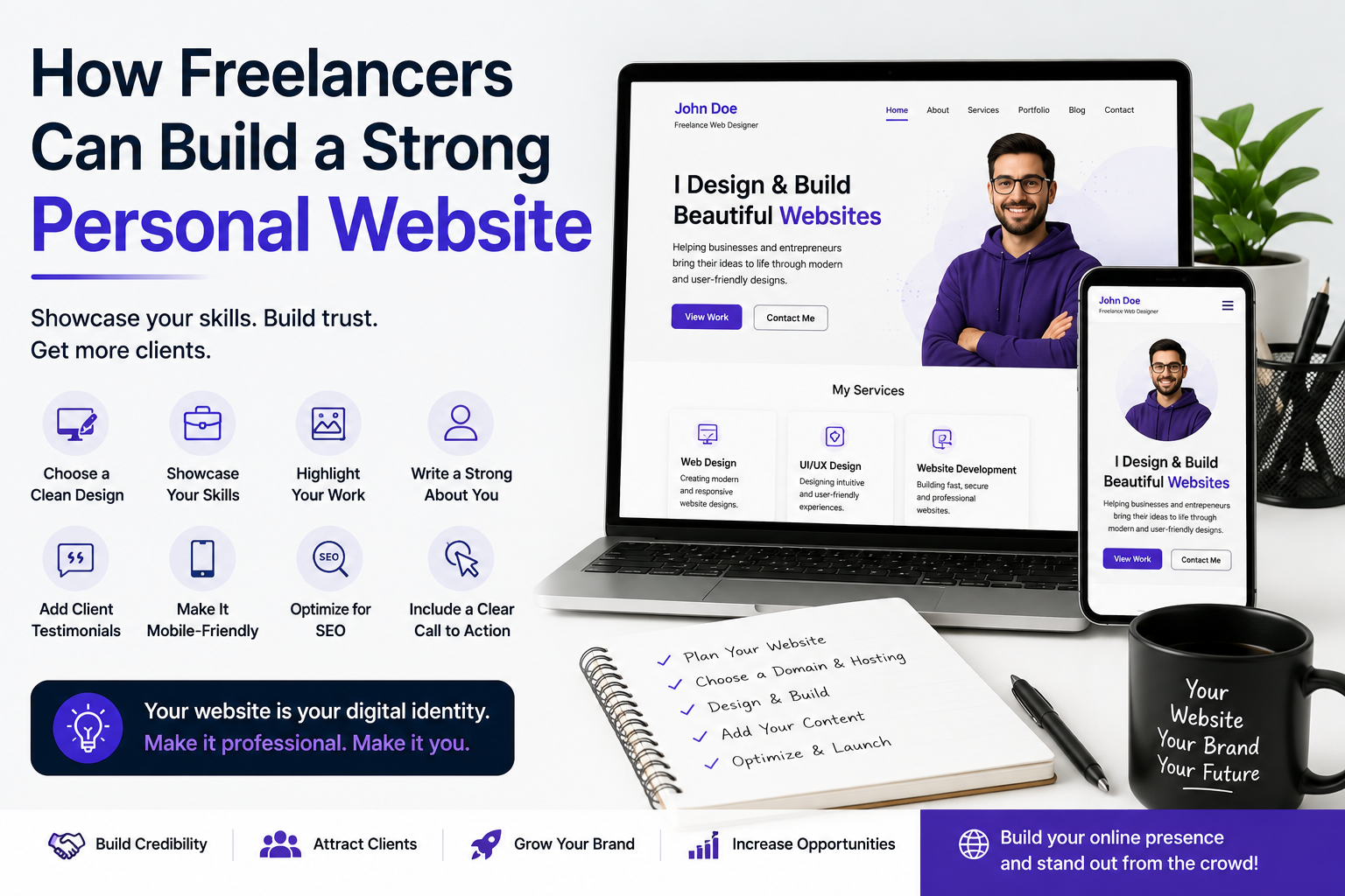 How Freelancers Can Build a Strong Personal Website