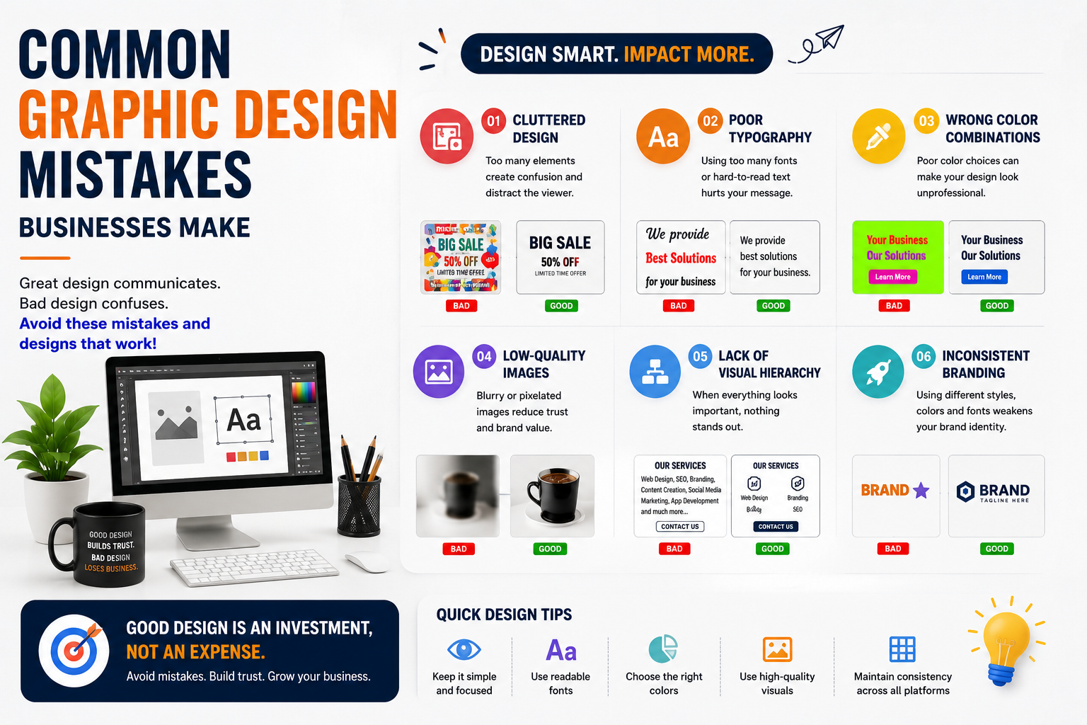 Common Graphic Design Mistakes Businesses Make
