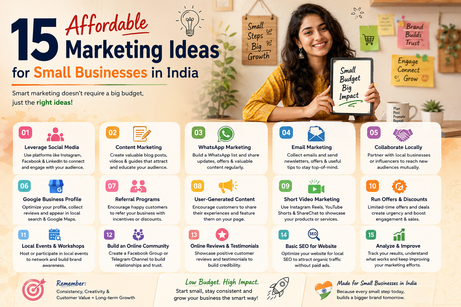 15 Affordable Marketing Ideas for Small Businesses in India