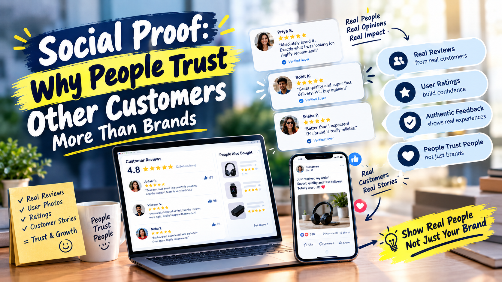 Social Proof: Why People Trust Customers Over Brands